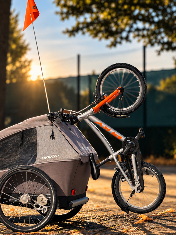 Fahrradhalterung für Croozer Anhänger – Lenkerhalter für Puky, Woom & Laufrad