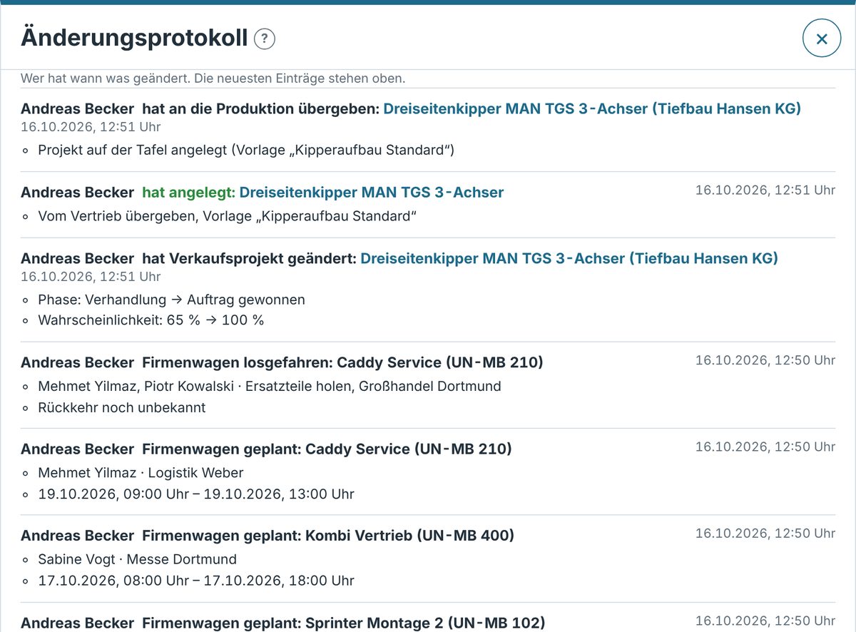 Änderungsprotokoll