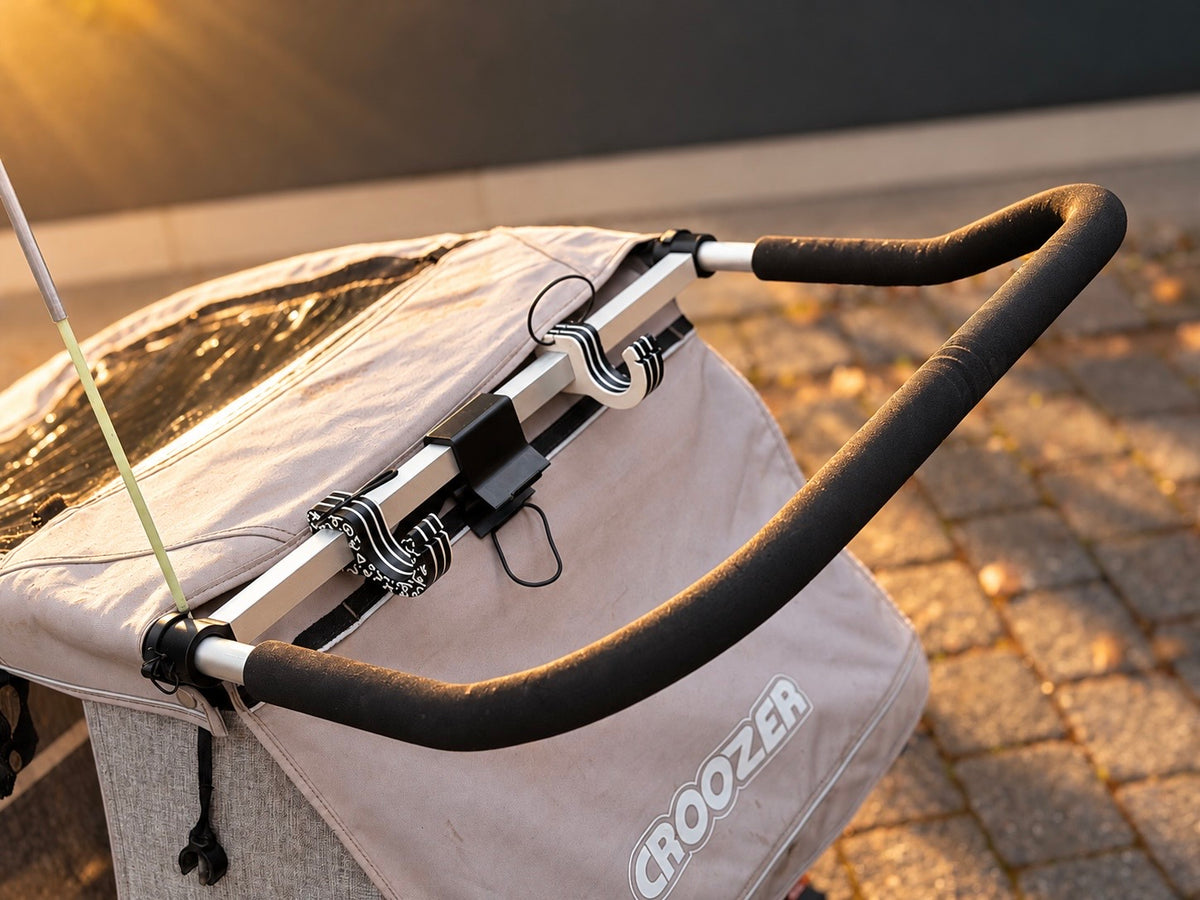 Fahrradhalterung für Croozer Anhänger – Lenkerhalter für Puky, Woom & Laufrad
