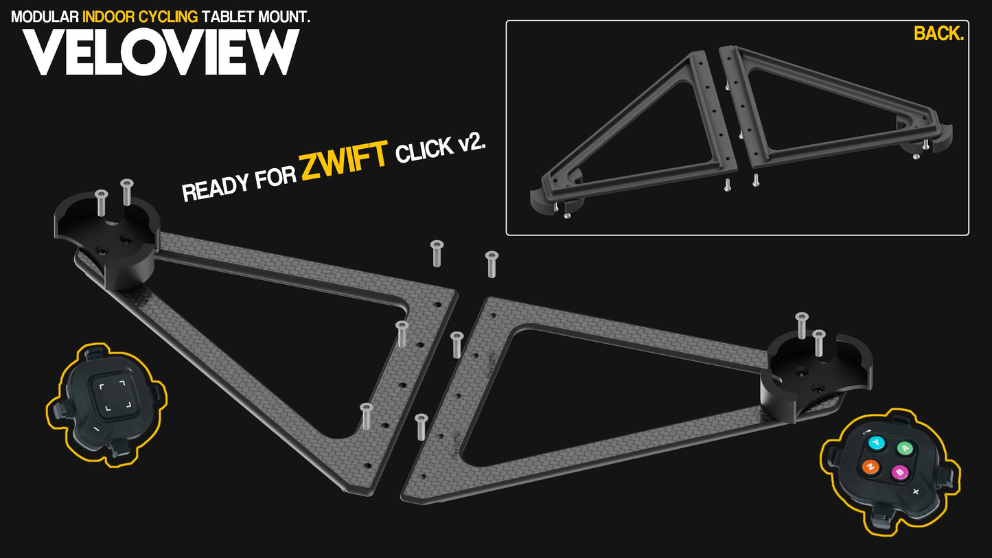 Zwift Click v2 Adapter for VeloView