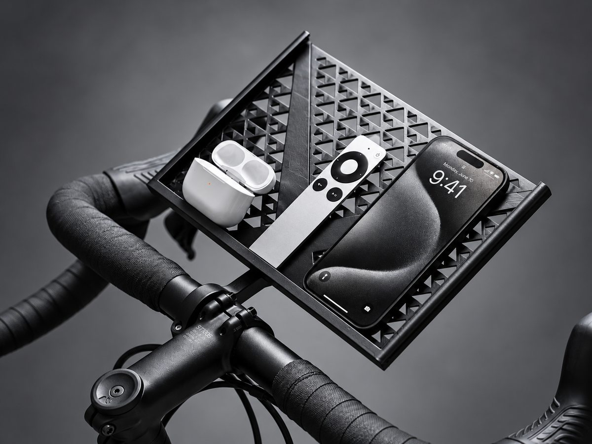 Tablet Halterung mit Ablage für Garmin, Wahoo & Bryton Mount – Smart Trainer & Indoor Cycling